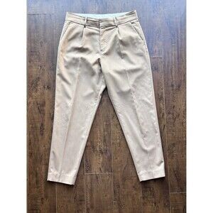 Harry Brown London Khaki Pant Carrot Fit Trouser Men 34x30 Ankle Fit